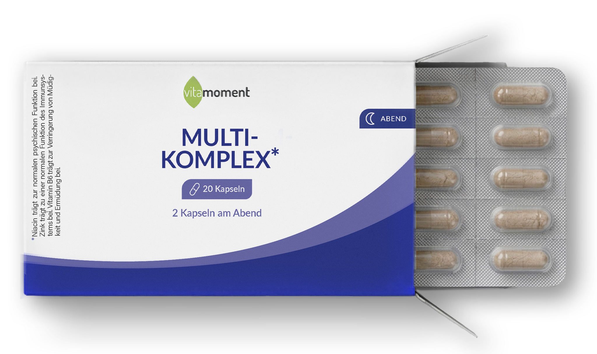 Multi-Komplex (Reisegröße) (abends) - VitaMoment Produkt
