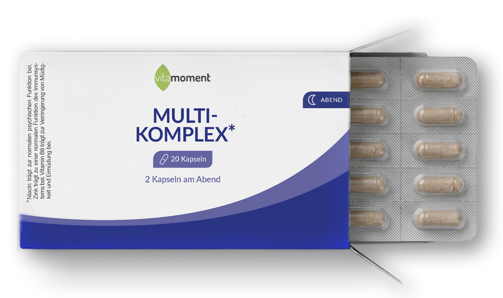 Multi-Komplex (Reisegröße) (abends) - VitaMoment Produkt