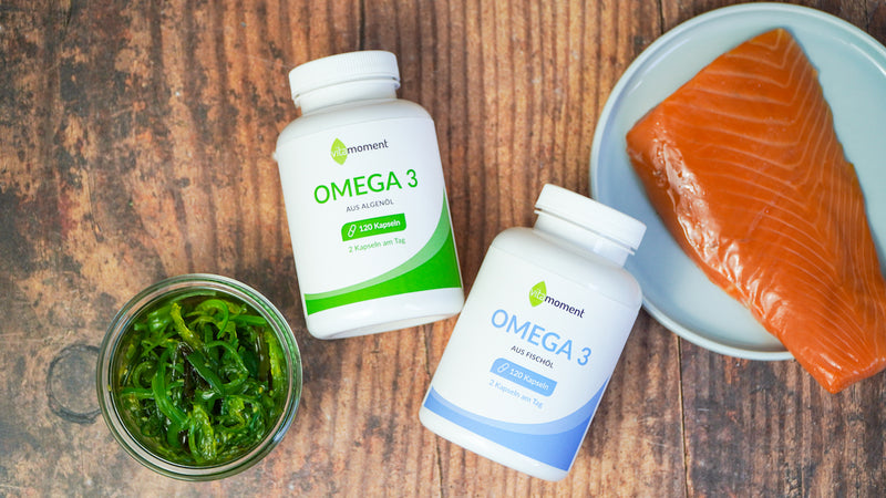 Cholesterin natürlich senken: Omega-3-Produkte von VitaMoment