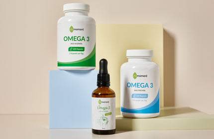 Omega-3-Erfahrung: Omega-3-Produkte von VitaMoment - Kapseln und Öl