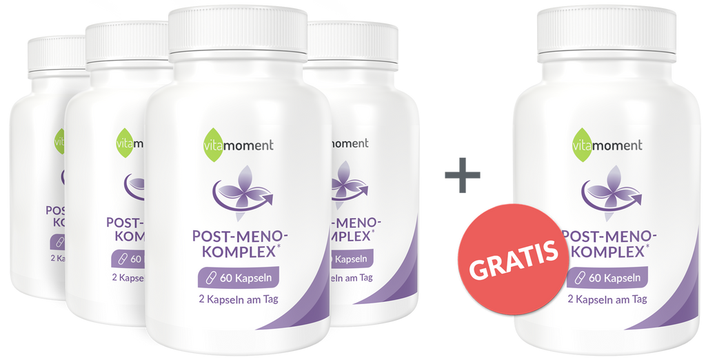 Post-Meno-Komplex - Vorteilspaket 4+1 - VitaMoment Produkt