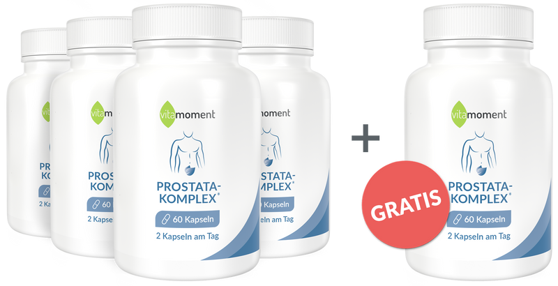 Prostata-Komplex - Vorteilspaket 4+1 - VitaMoment Produkt