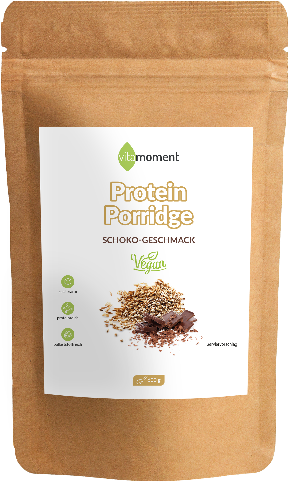 Protein Porridge - Schoko (vegan) - VitaMoment Produkt
