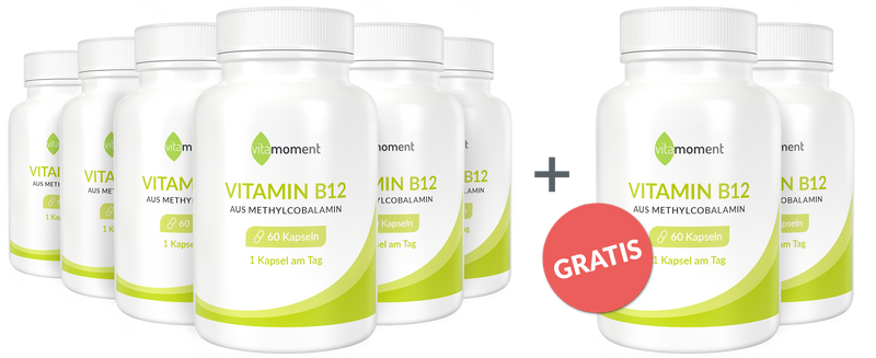 Vitamin B12 - Vorteilspaket 6+2 - VitaMoment Produkt