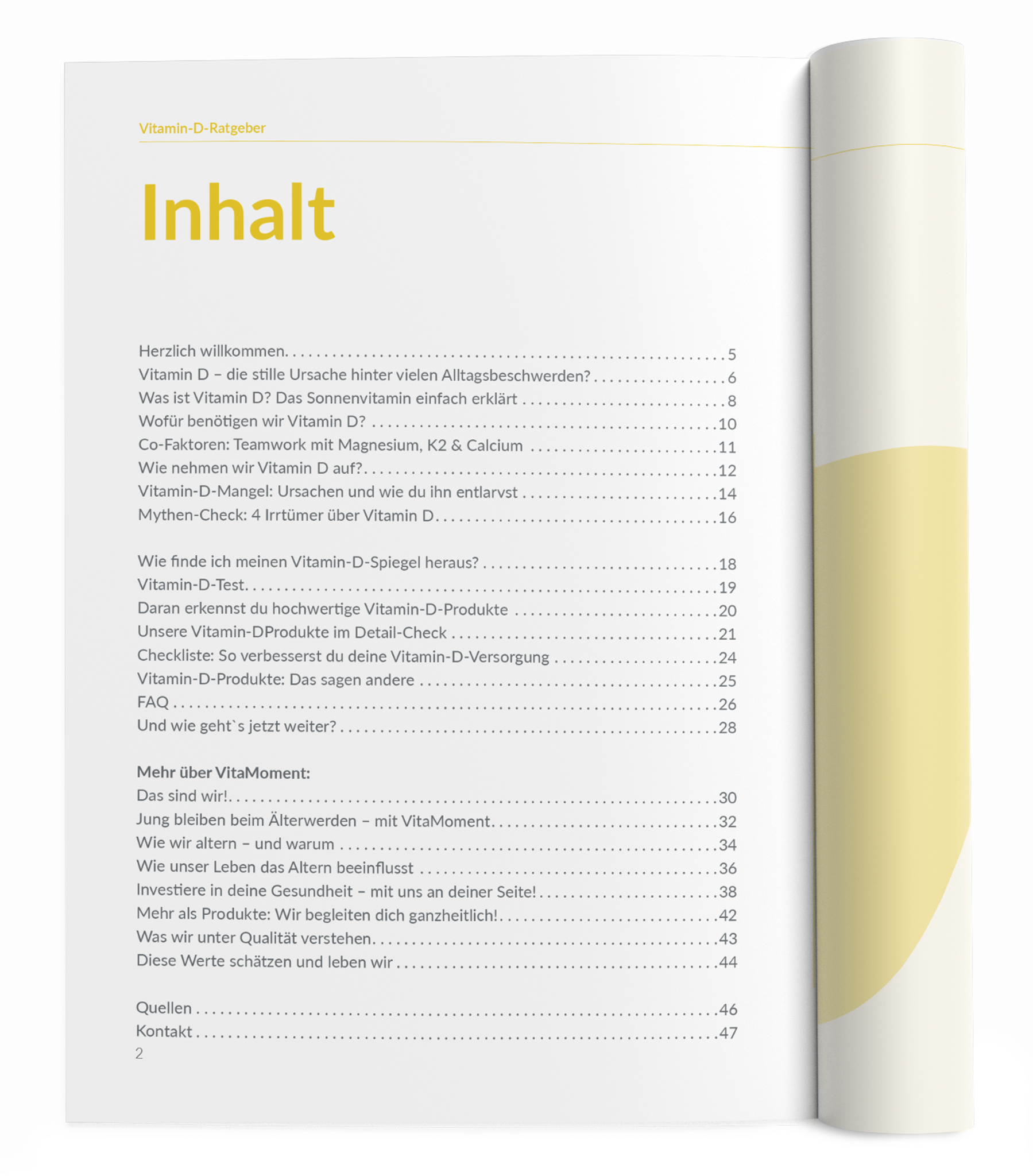 Vitamin D-Ratgeber - VitaMoment Produkt