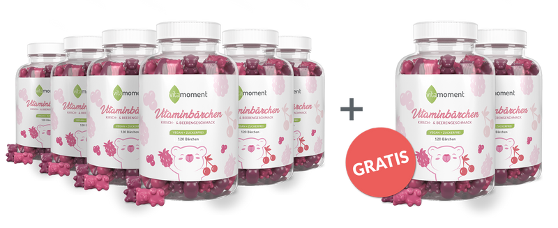 Vitaminbärchen - Vorteilspaket 6+2 - VitaMoment Produkt