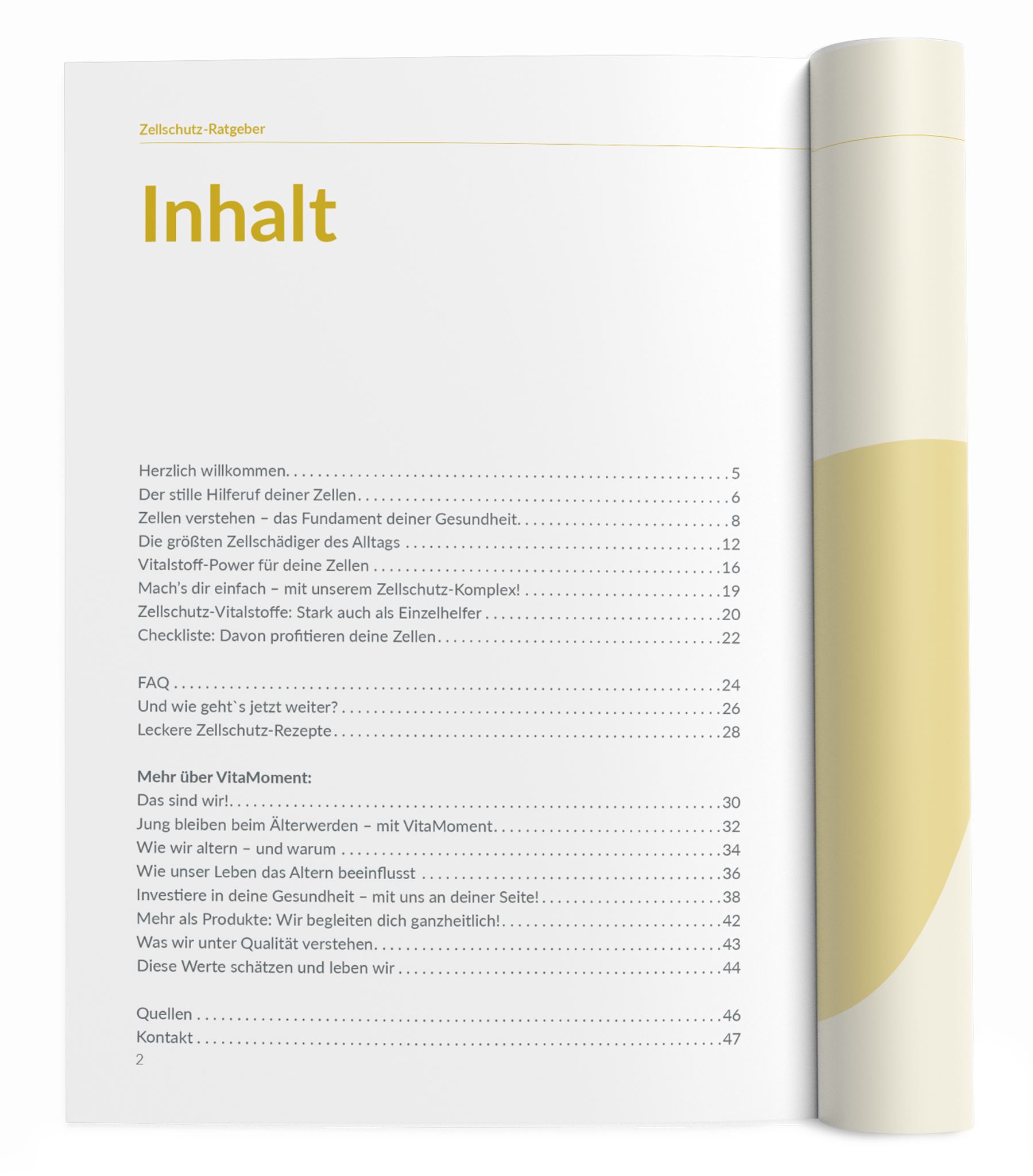 Zellschutz-Ratgeber - VitaMoment Produkt