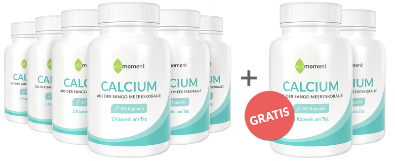 Calcium - Vorteilspaket 6+2 - VitaMoment Produkt